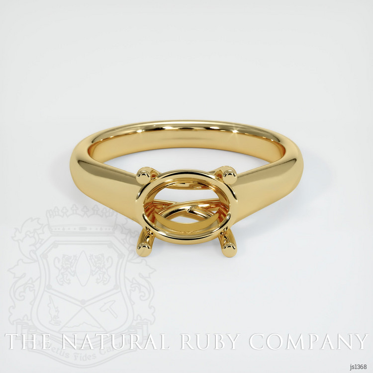 14K Yellow Gold Solitaire Ring Setting