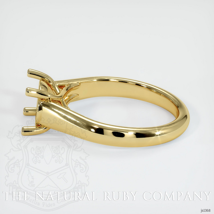 18K Yellow Gold Solitaire Ring Setting