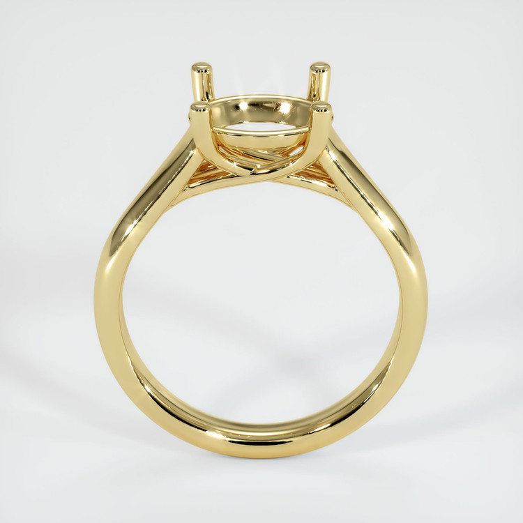 18K Yellow Gold Solitaire Ring Setting