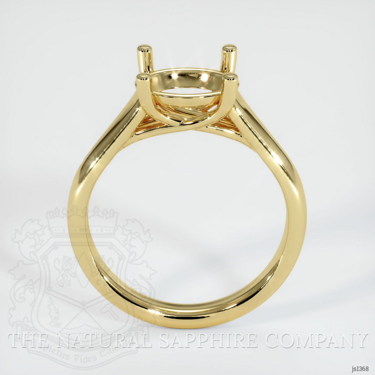 18K Yellow Gold Solitaire Ring Setting
