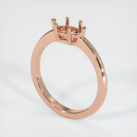 14K Rose Gold Solitaire Ring Setting Video