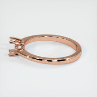 14K Rose Gold Solitaire Ring Setting Image