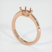 18K Rose Gold Solitaire Ring Setting Video