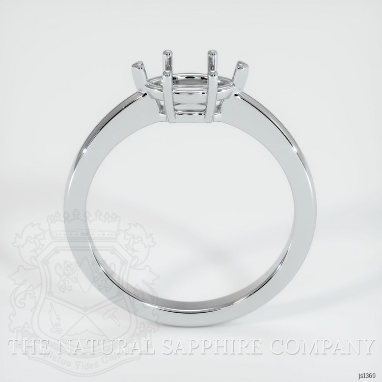 Silver Solitaire Ring Setting