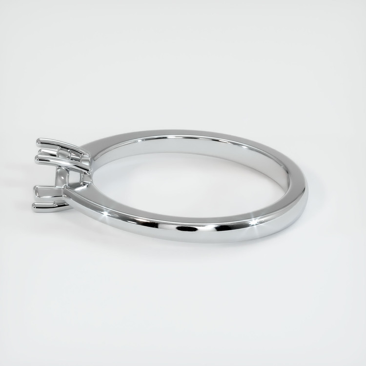 10K White Gold Solitaire Ring Setting