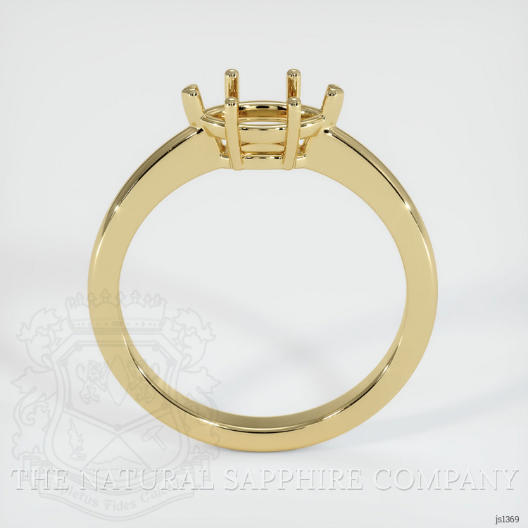 10K Yellow Gold Solitaire Ring Setting