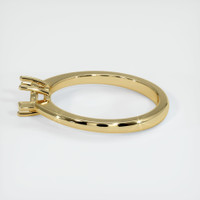 14K Yellow Gold Solitaire Ring Setting Image