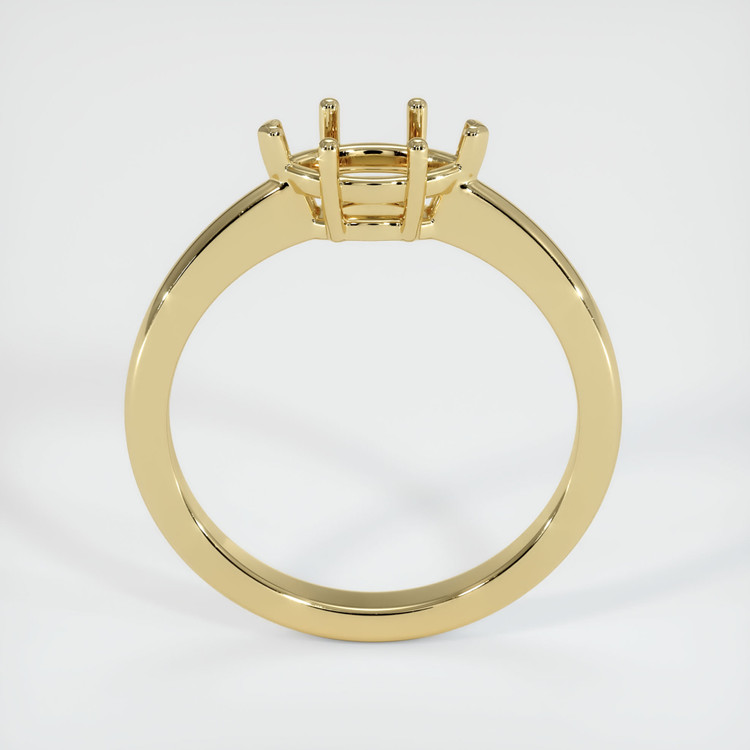 14K Yellow Gold Solitaire Ring Setting