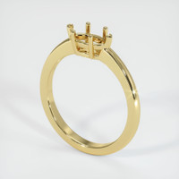 18K Yellow Gold Solitaire Ring Setting Video