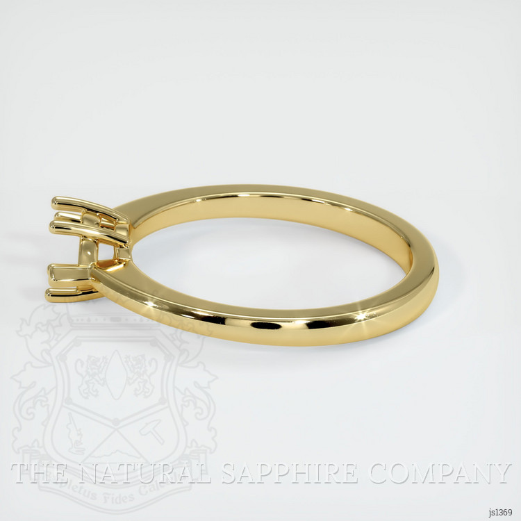 18K Yellow Gold Solitaire Ring Setting