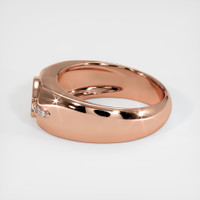 14K Rose Gold Men's Ring Setting Image