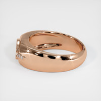 18K Rose Gold Men's Ring Setting Image