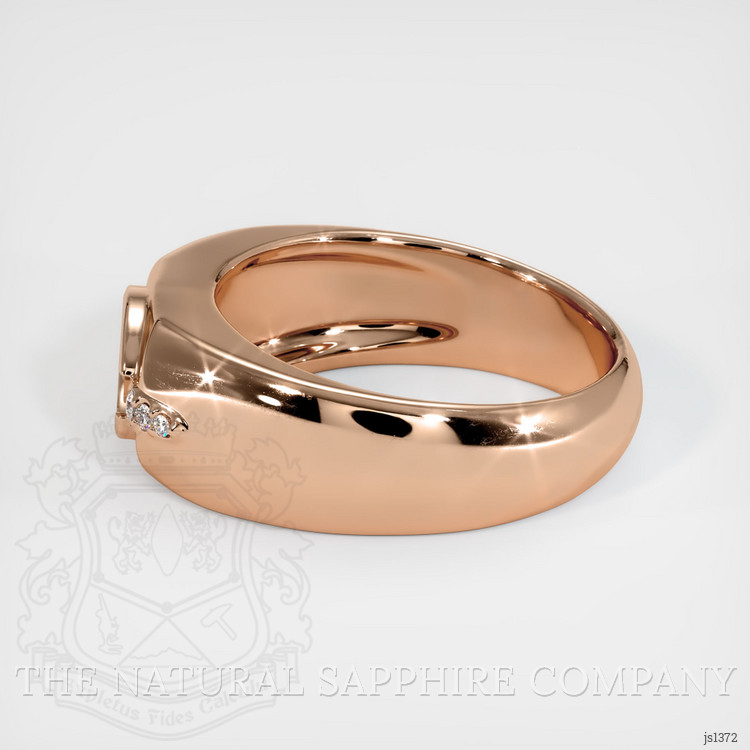 18K Rose Gold Men's Ring Setting