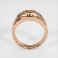 18K Rose Gold Men's Ring Setting Image