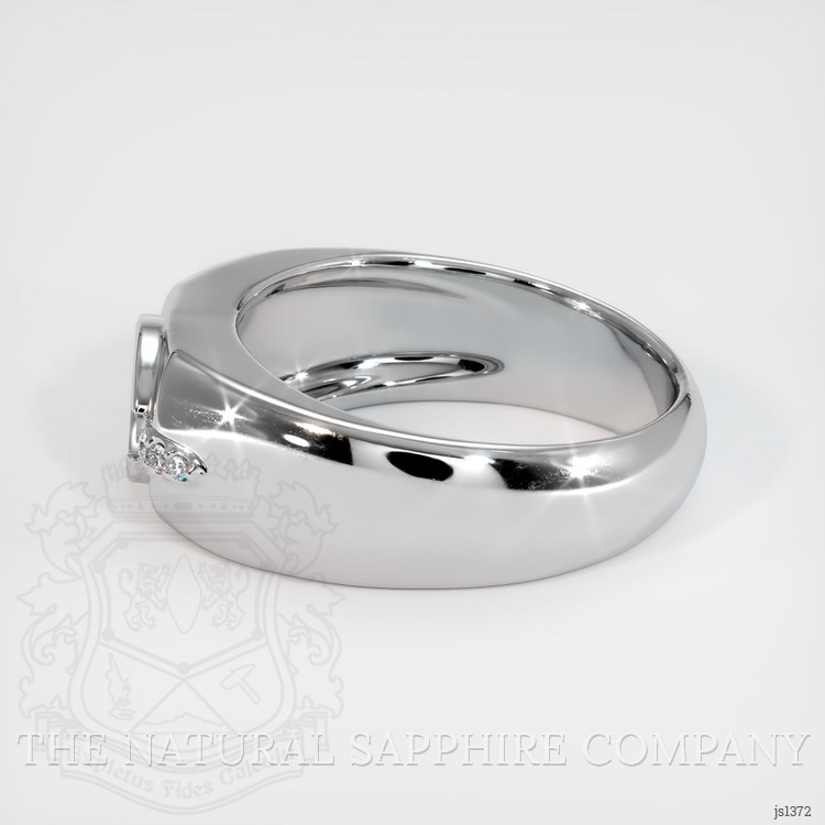 10K White Gold Men's Ring Setting