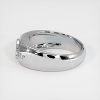 18K White Gold Men's Ring Setting Image