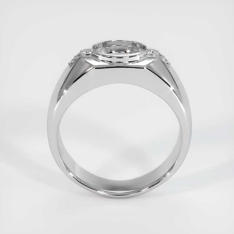 18K White Gold Men's Ring Setting
