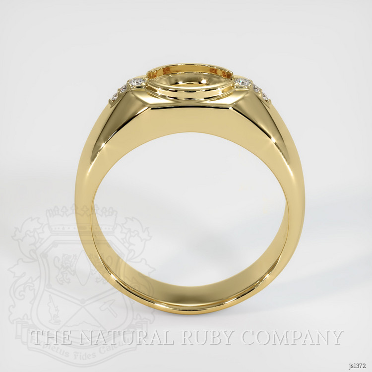 10K Yellow Gold Men's Ring Setting