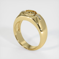14K Yellow Gold Men's Ring Setting Video
