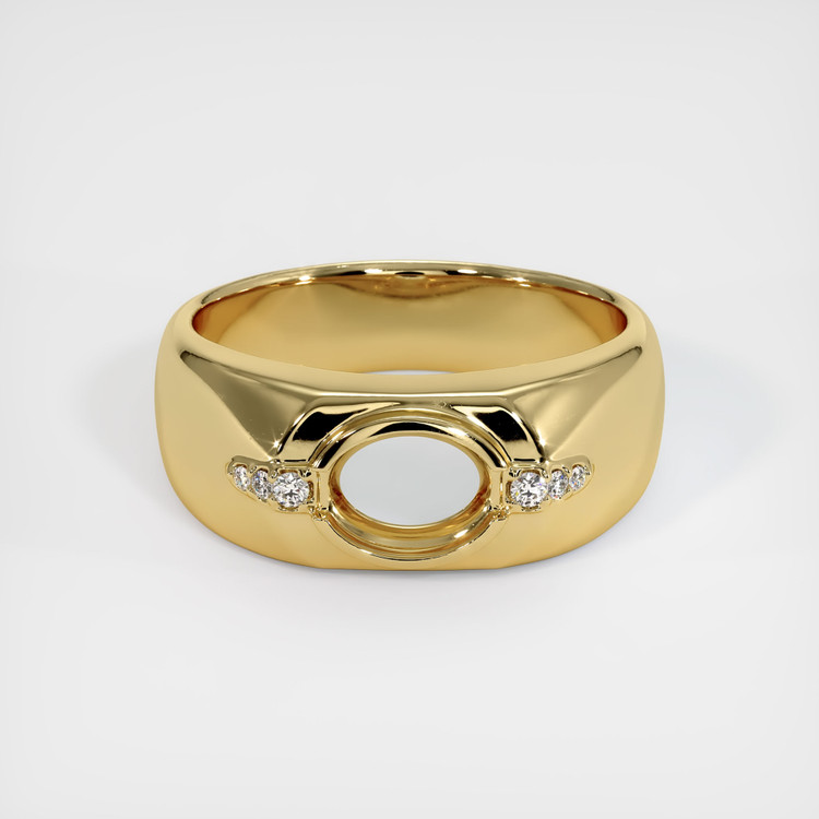14K Yellow Gold Men's Ring Setting