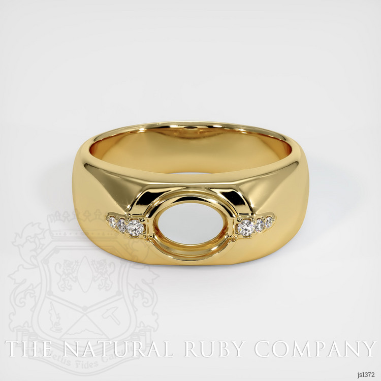 14K Yellow Gold Men's Ring Setting