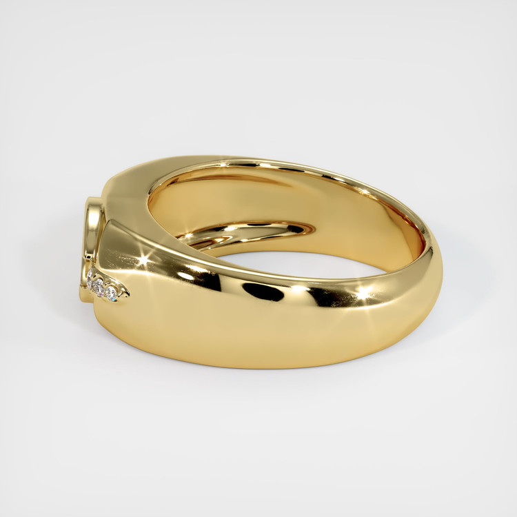 14K Yellow Gold Men's Ring Setting