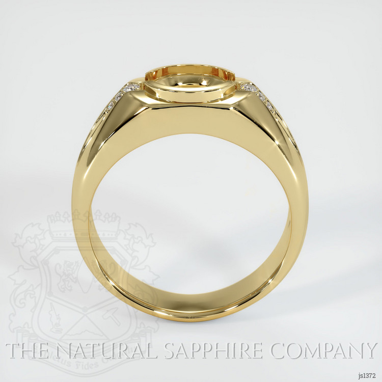 14K Yellow Gold Men's Ring Setting
