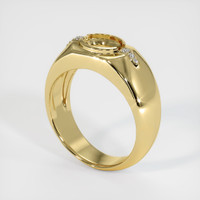 18K Yellow Gold Men's Ring Setting Video