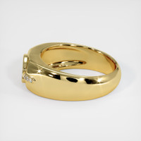 18K Yellow Gold Men's Ring Setting Image