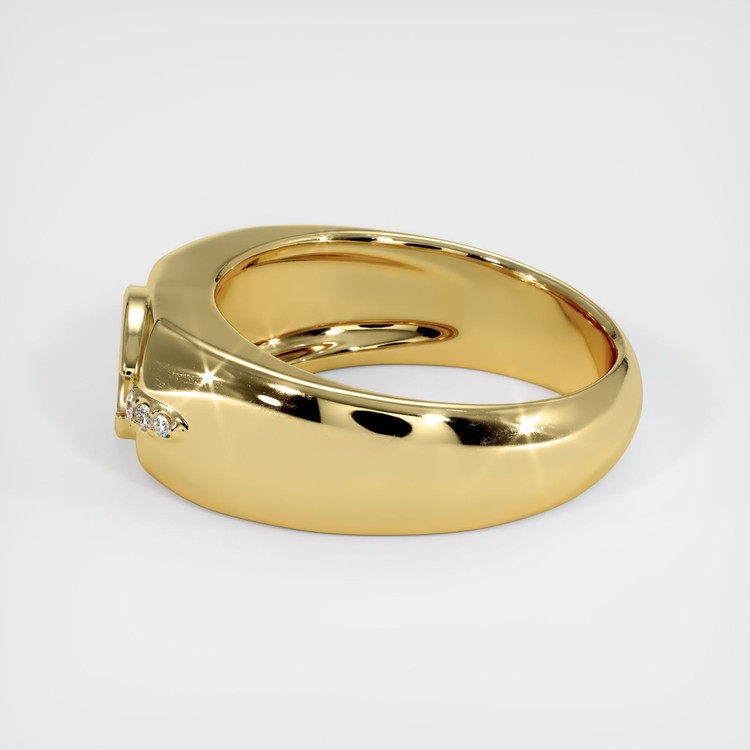 18K Yellow Gold Men's Ring Setting