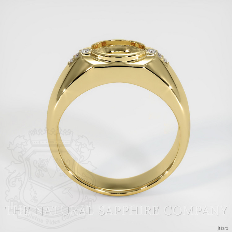 18K Yellow Gold Men's Ring Setting