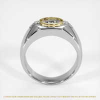 18K Yellow & White Men's Ring Setting Image