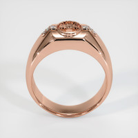 14K Rose Gold Men's Ring Setting Image