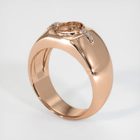 18K Rose Gold Men's Ring Setting Video