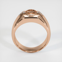 18K Rose Gold Men's Ring Setting Image