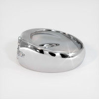 14K White Gold Men's Ring Setting Image