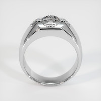 14K White Gold Men's Ring Setting Image