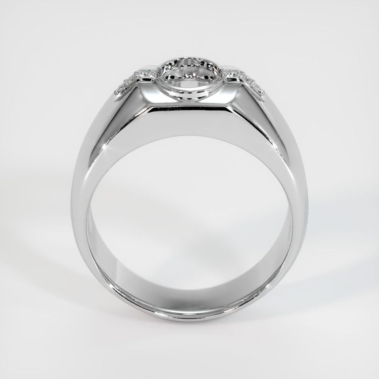 18K White Gold Men's Ring Setting