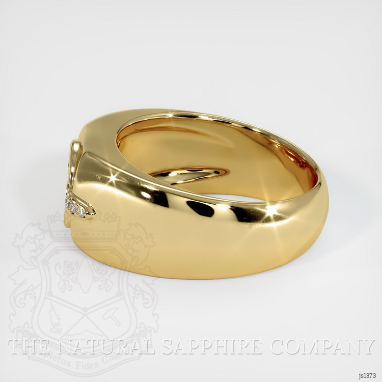 10K Yellow Gold Men's Ring Setting
