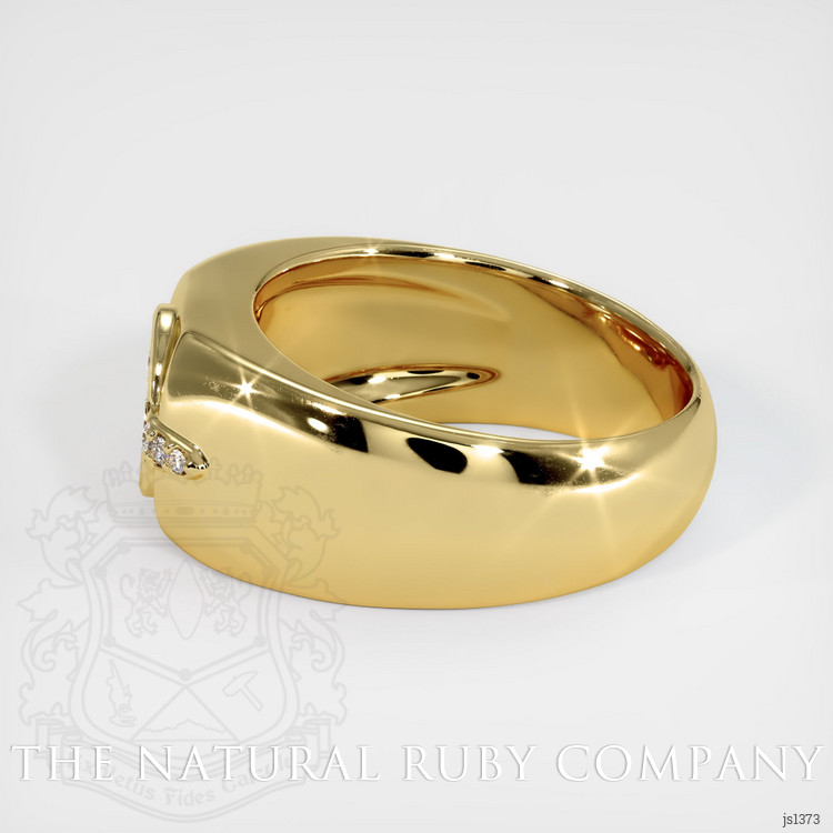 18K Yellow Gold Men's Ring Setting