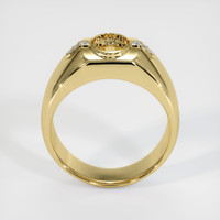 18K Yellow Gold Men's Ring Setting Image