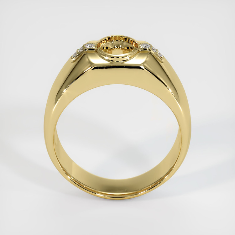 18K Yellow Gold Men's Ring Setting