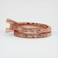 14K Rose Gold Antique Style Ring Setting Image