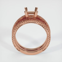 14K Rose Gold Antique Style Ring Setting Image