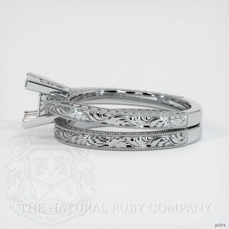 Silver Antique Style Ring Setting