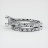 14K White Gold Antique Style Ring Setting Image