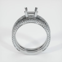 18K White Gold Antique Style Ring Setting Image