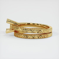 14K Yellow Gold Antique Style Ring Setting Image