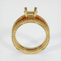 18K Yellow Gold Antique Style Ring Setting Image