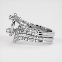10K White Gold Pave Ring Setting Image